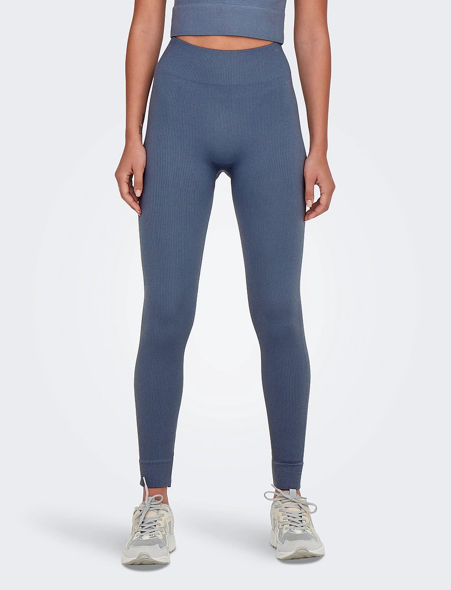 Only Play - ONPJAIA HW SEAM TIGHTS NOOS - træningstights - vintage indigo - 0