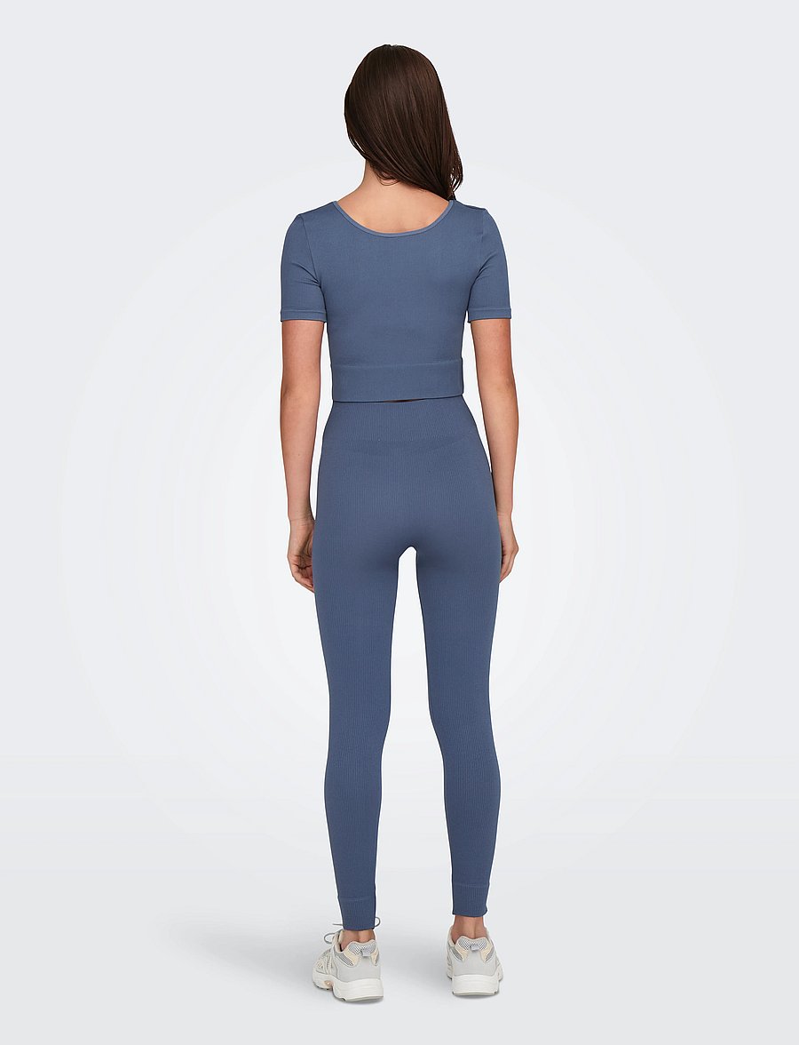 Only Play - ONPJAIA HW SEAM TIGHTS NOOS - træningstights - vintage indigo - 3