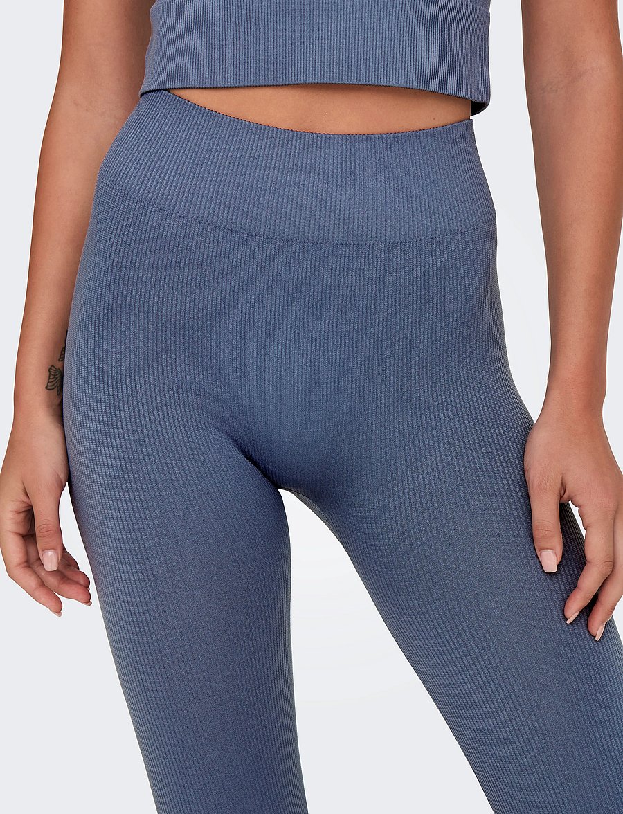 Only Play - ONPJAIA HW SEAM TIGHTS NOOS - træningstights - vintage indigo - 4