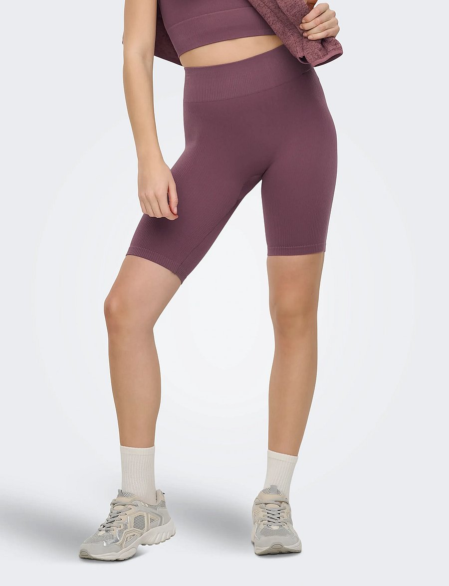 Only Play - ONPJAIA HW SEAM LONG SHORTS NOOS - 1/2 længde - rose brown - 0