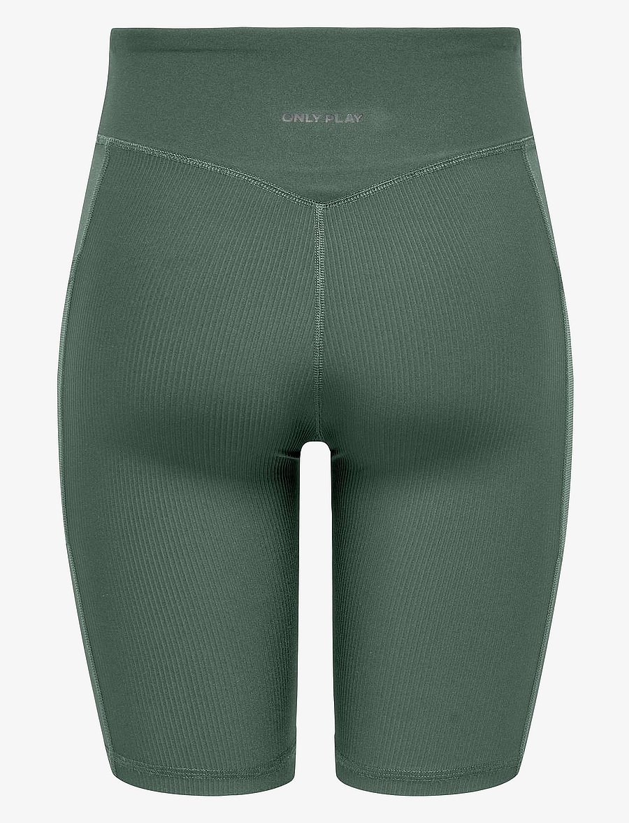 Only Play - ONPNEW JANA-2 HW LONG PCK SHORTS - Æfingabuxur - duck green - 1