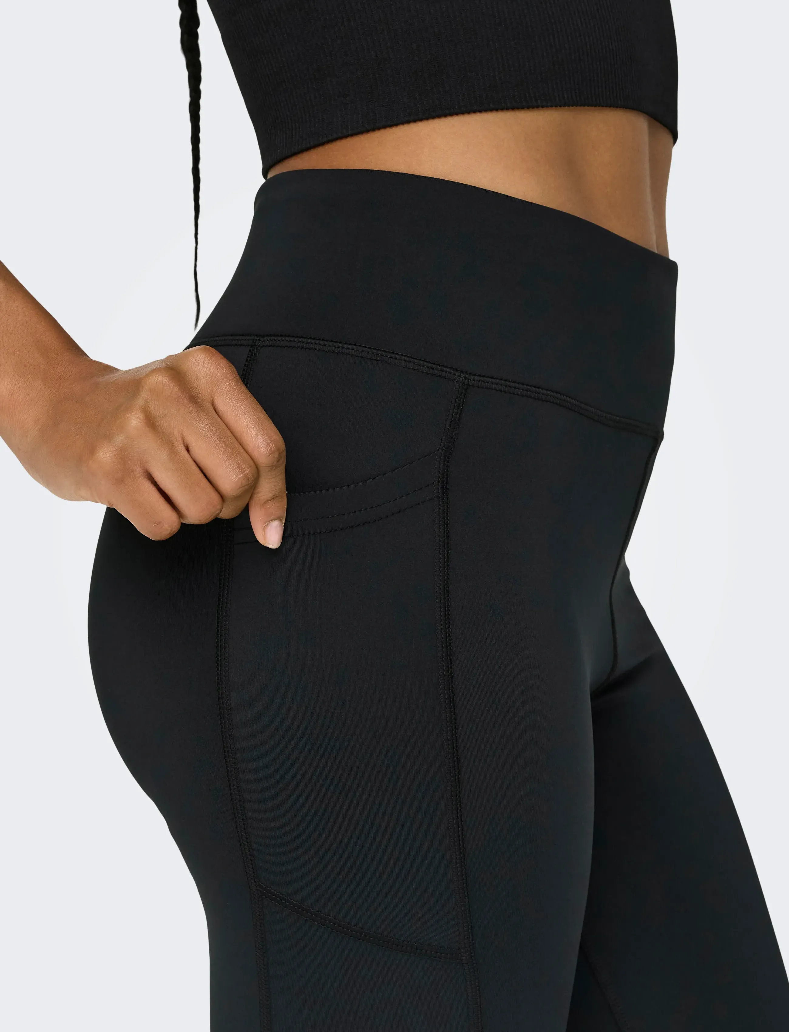 Only Play - ONPMILA-2 HW PCK TIGHTS NOOS - Æfingabuxur - black - 4