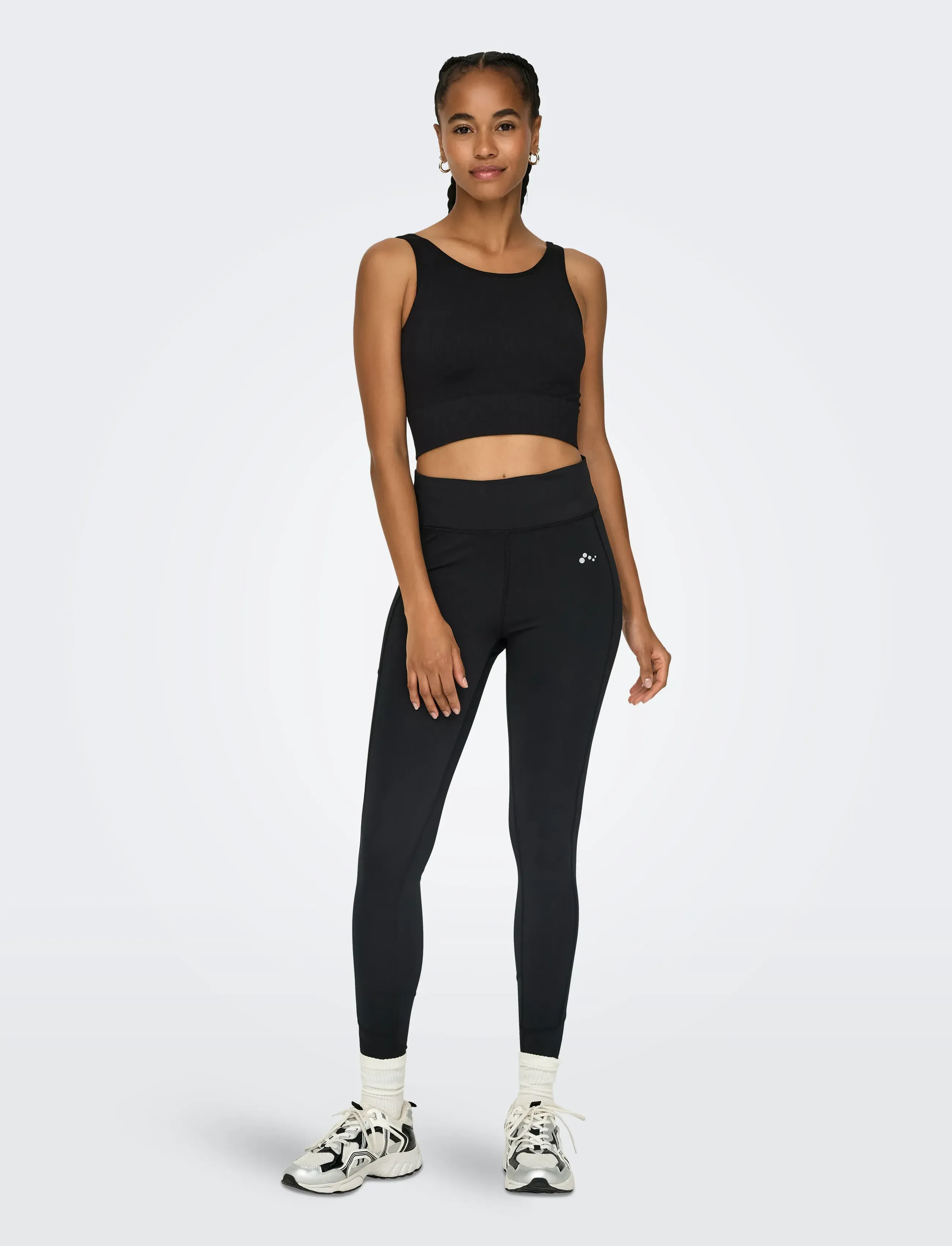 Only Play - ONPMILA-2 HW PCK TIGHTS NOOS - Æfingabuxur - black - 5