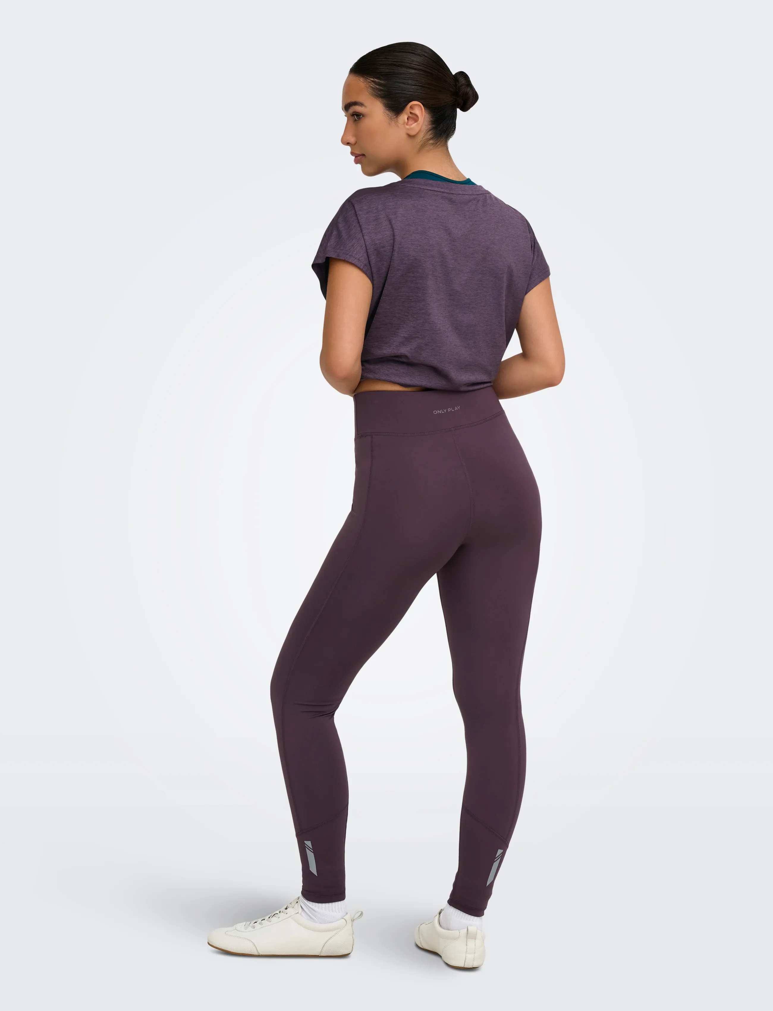 Only Play - ONPMILA-2 HW PCK TIGHTS NOOS - 7/8 länge - plum perfect - 4