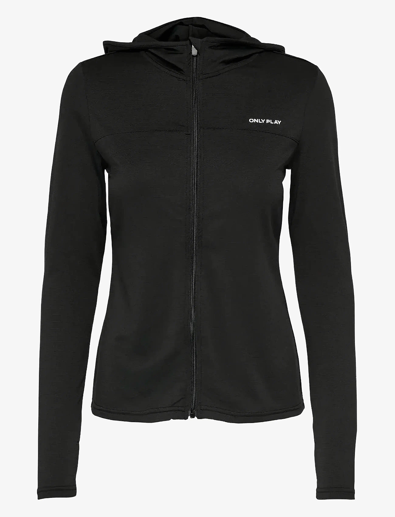 Only Play - ONPMILA LIFE HOOD FZ LS TOP NOOS - oberteile - black - 1