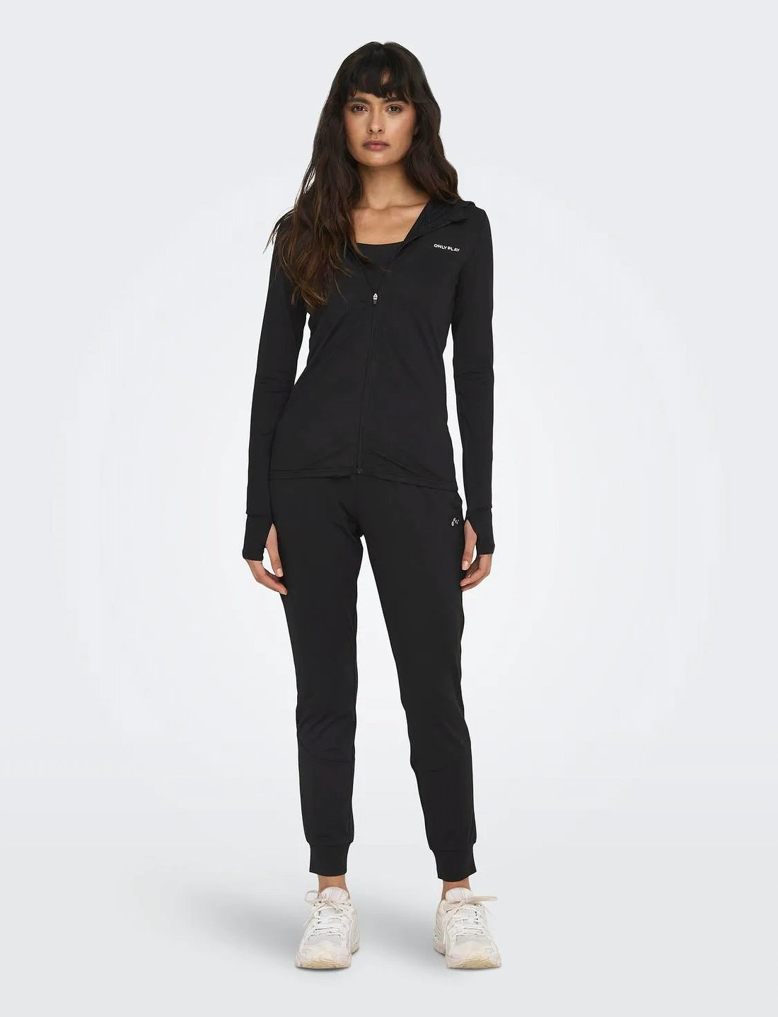 Only Play - ONPMILA HOOD FZ LS TOP NOOS - huvtröjor - black - 4