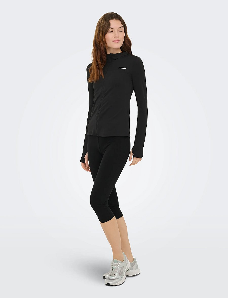 Only Play - ONPMILA HOOD FZ LS TOP NOOS - megztiniai ir džemperiai - black - 4