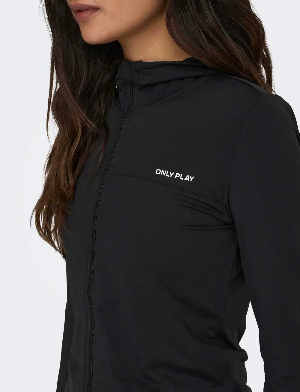 Only Play - ONPMILA HOOD FZ LS TOP NOOS - huvtröjor - black - 5