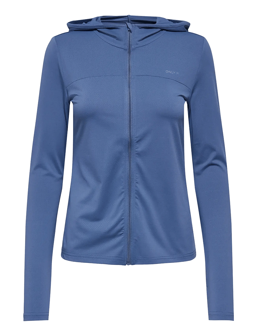 Only Play - ONPMILA HOOD FZ LS TOP NOOS - overdele - coastal fjord - 1