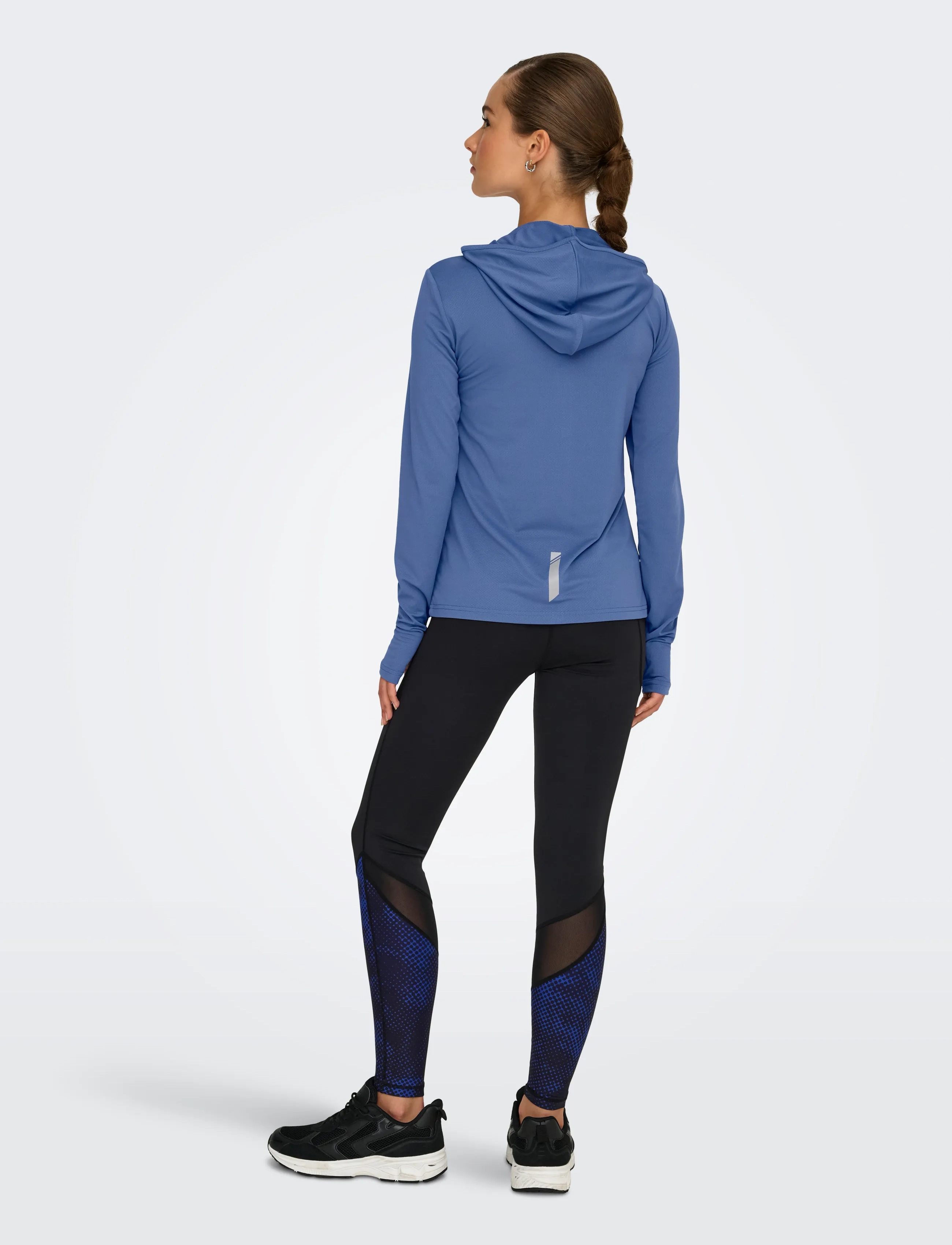 Only Play - ONPMILA HOOD FZ LS TOP NOOS - overdele - coastal fjord - 3