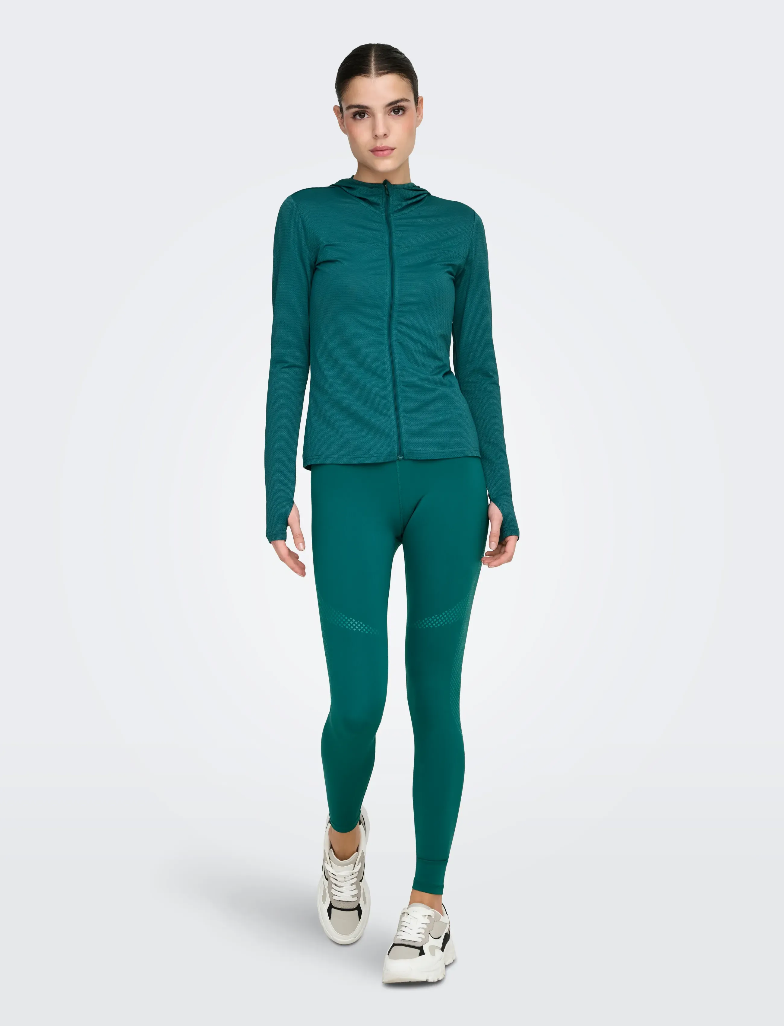 Only Play - ONPMILA HOOD FZ LS TOP NOOS - oberteile - mediterranea - 4