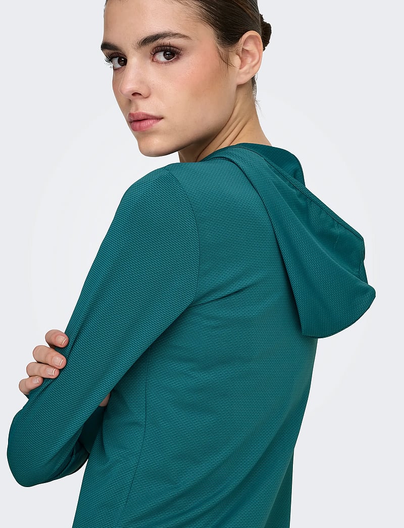 Only Play - ONPMILA LIFE HOOD FZ LS TOP NOOS - oberteile - mediterranea - 5