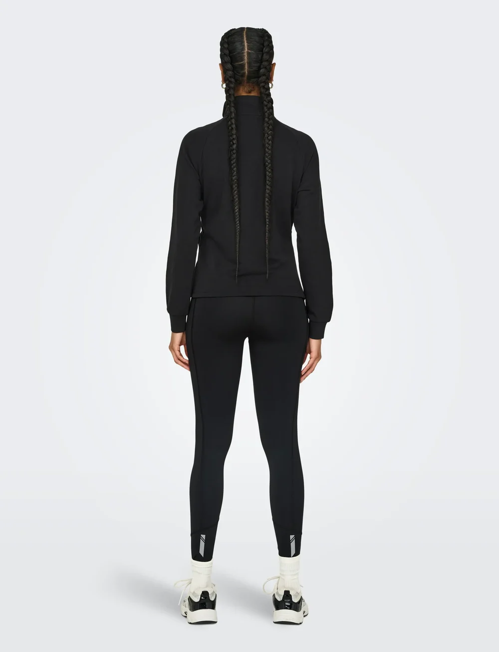 Only Play - ONPMELINA LIFE HN FZ LS SWT NOOS - oberteile - black - 3