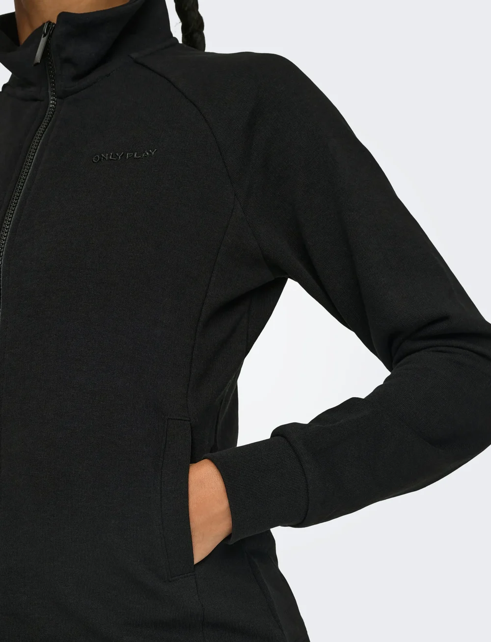 Only Play - ONPMELINA LIFE HN FZ LS SWT NOOS - oberteile - black - 5