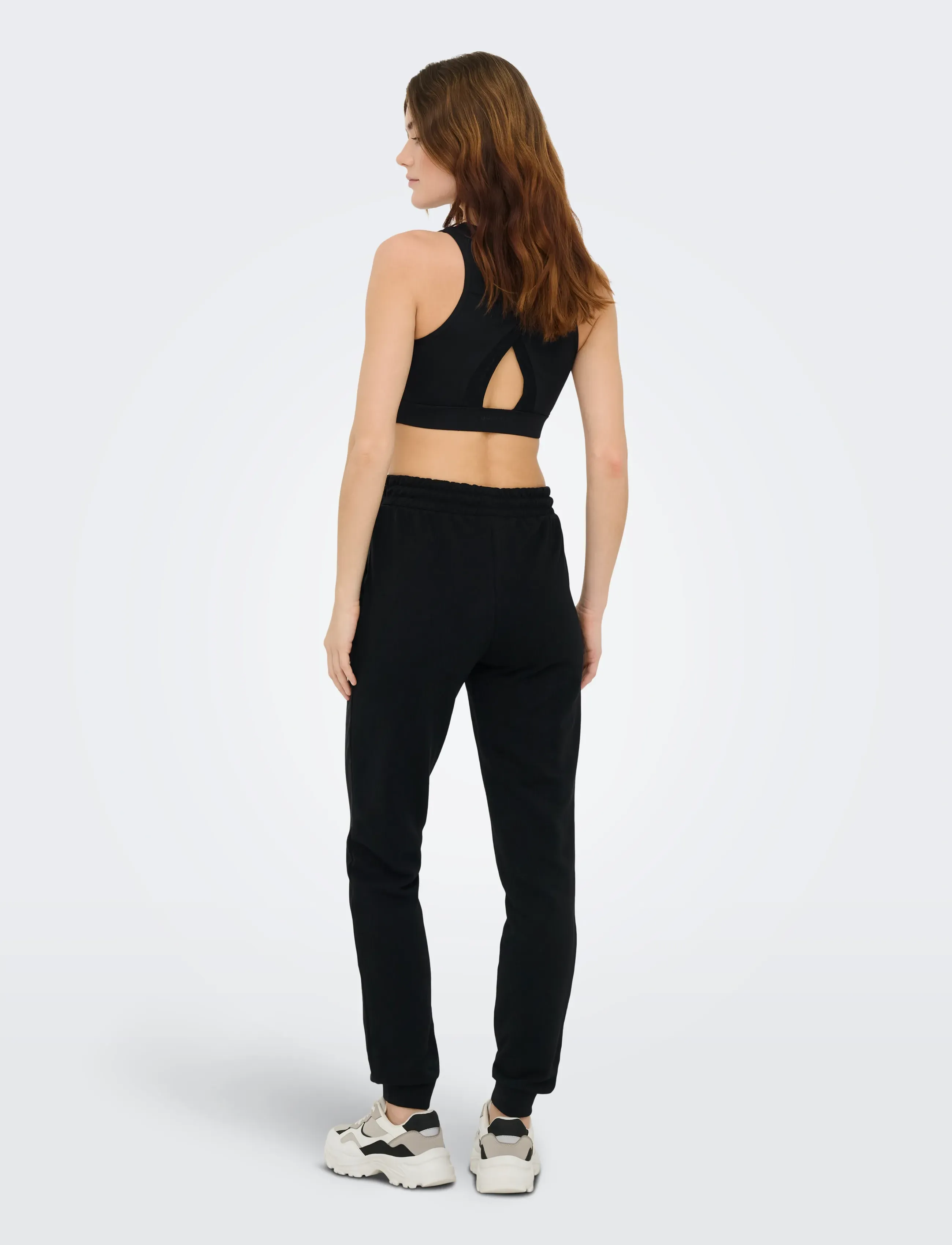 Only Play - ONPMELINA MW SLIM SWT CUFF PNT NOOS - joggingbukser - black - 3