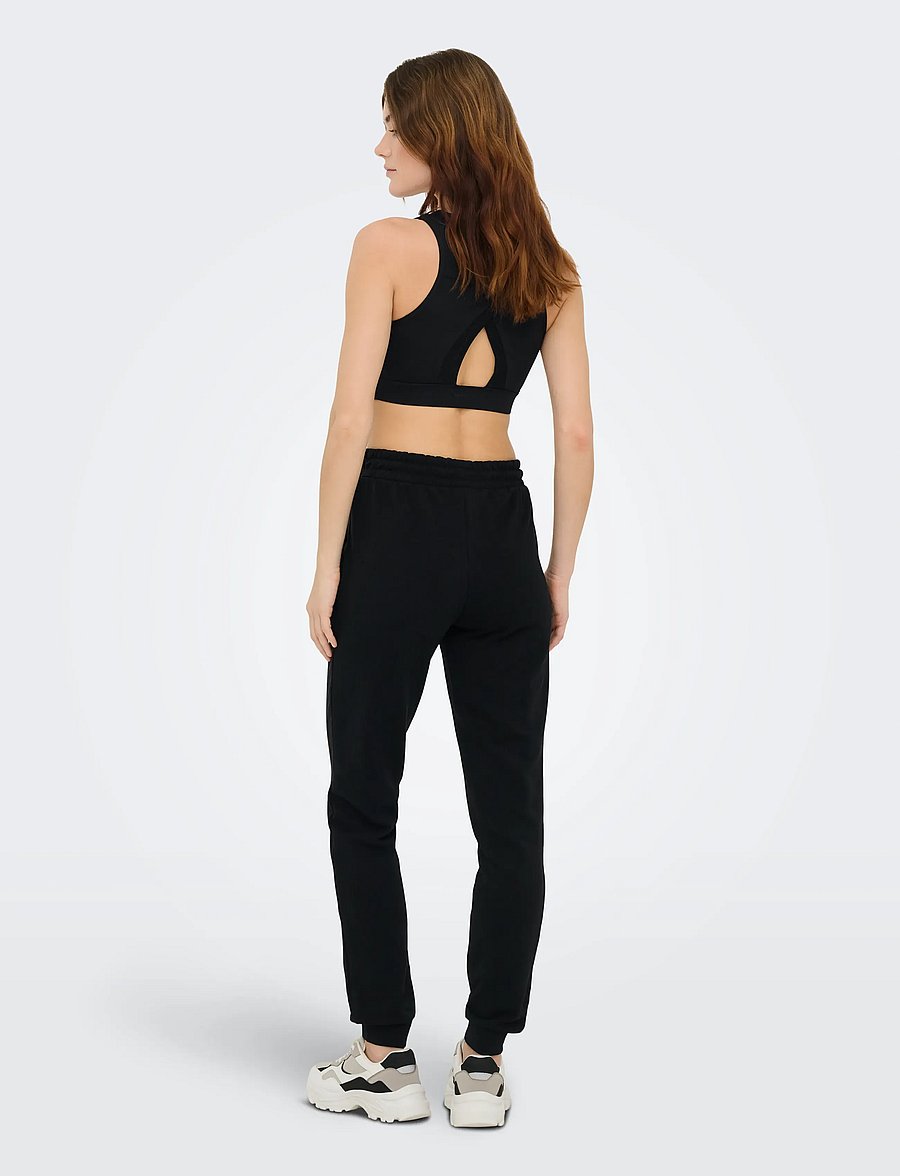 Only Play - ONPMELINA MW SLIM SWT CUFF PNT NOOS - joggingbukser - black - 3