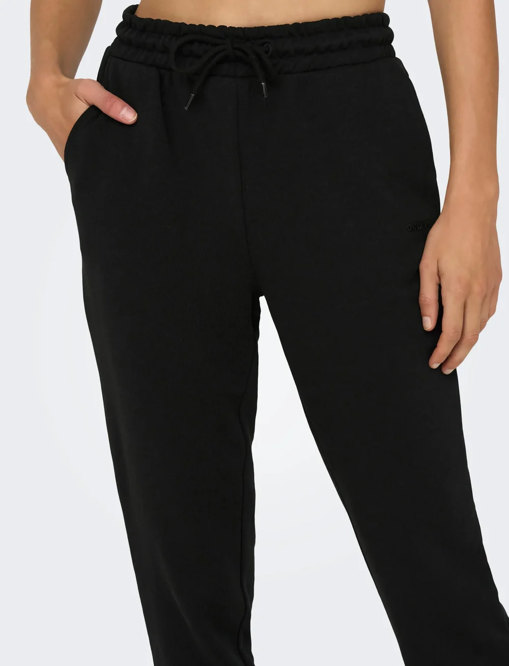Only Play - ONPMELINA LIFE MW SLIM SWT CUFF PNT NOOS - treeningpüksid - black - 4
