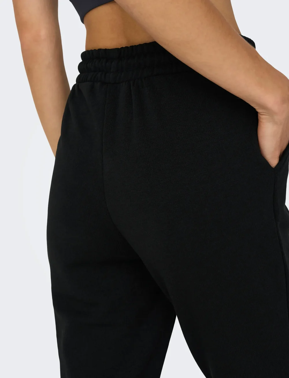 Only Play - ONPMELINA LIFE MW SLIM SWT CUFF PNT NOOS - treeningpüksid - black - 5