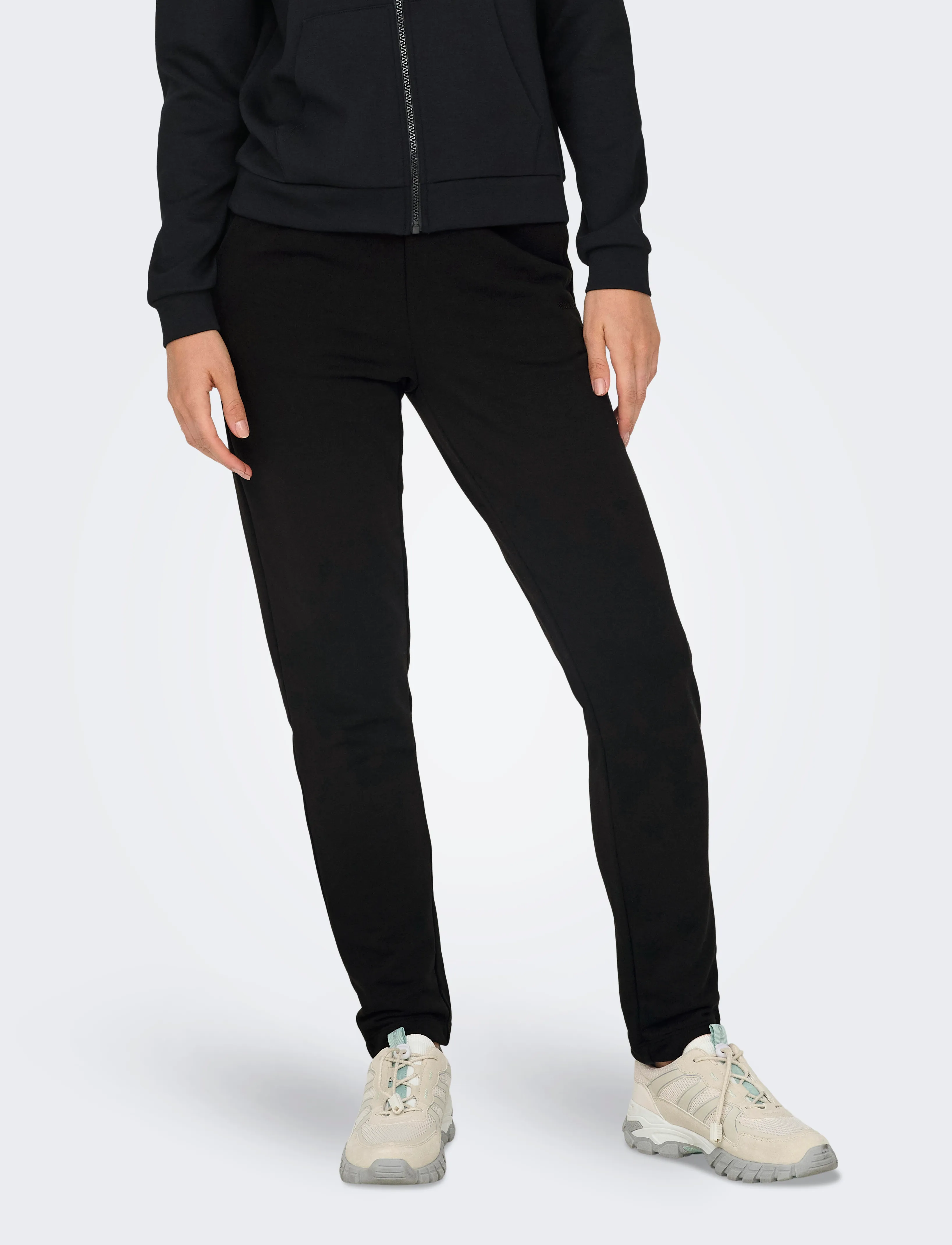 Only Play ONPMELINA LIFE MW SLIM SWT PNT NOOS - Treeningpüksid - BLACK / black