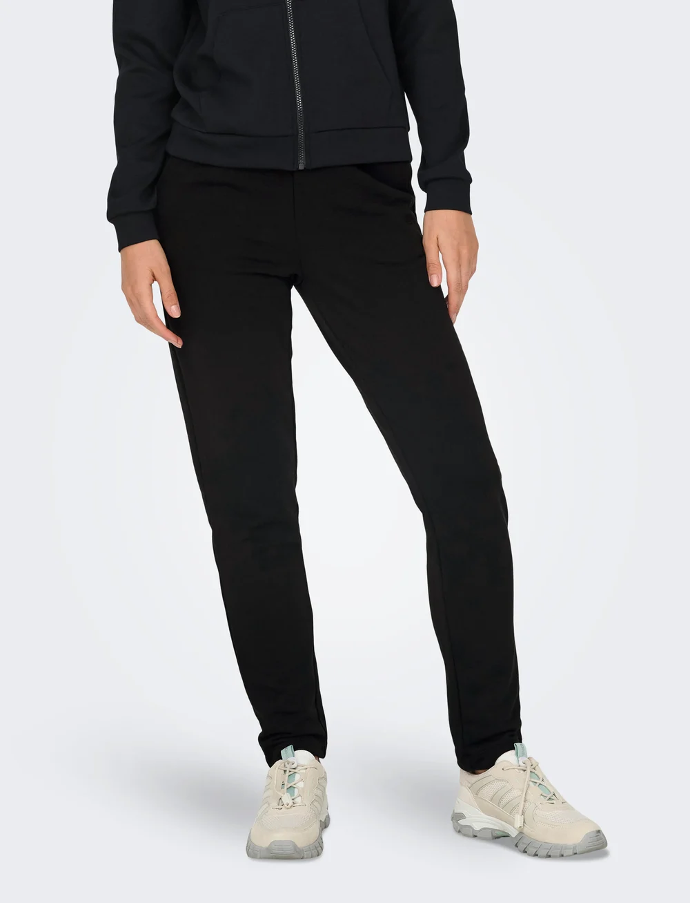 Only Play - ONPMELINA LIFE MW SLIM SWT PNT NOOS - treeningpüksid - black - 0