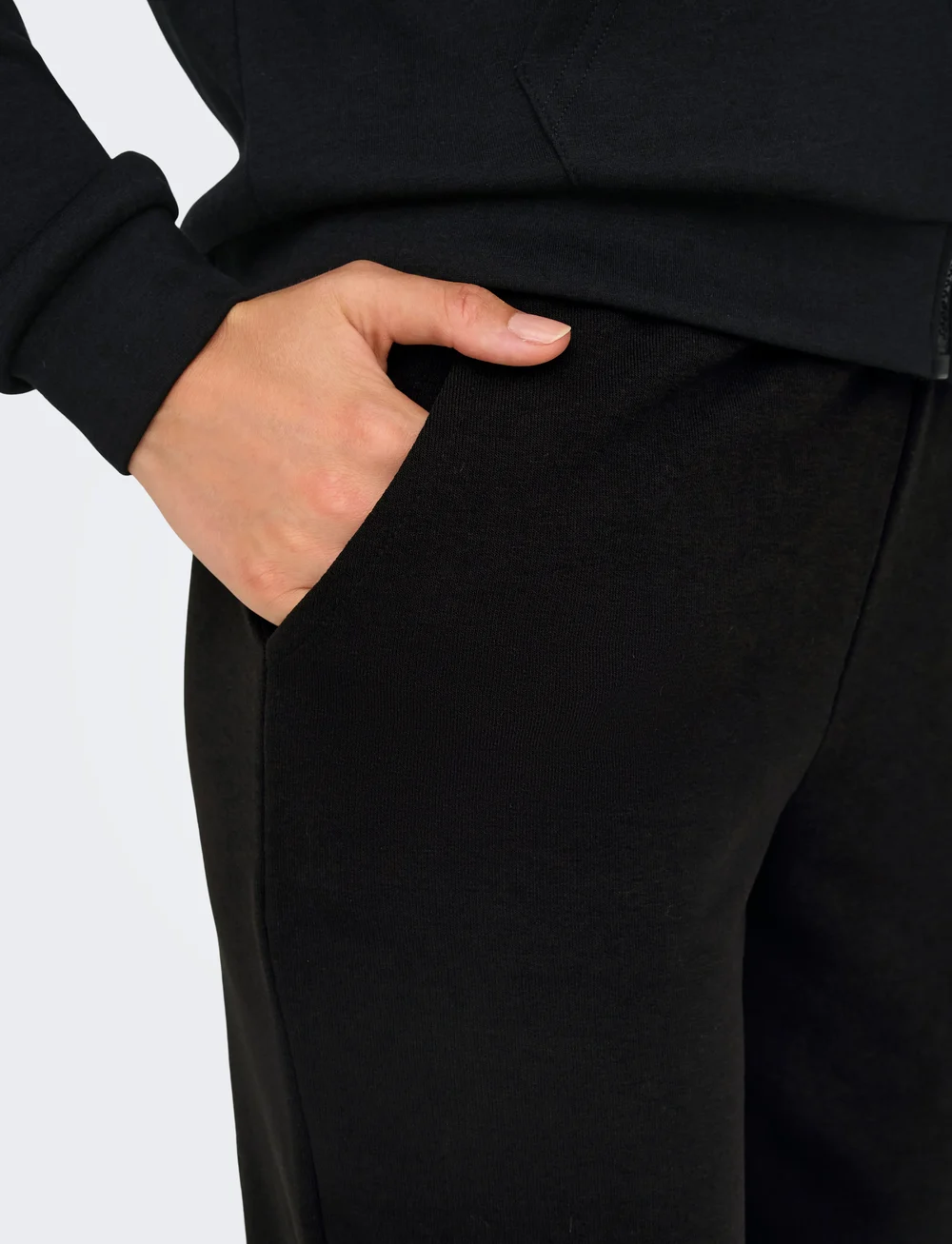 Only Play - ONPMELINA LIFE MW SLIM SWT PNT NOOS - treeningpüksid - black - 4
