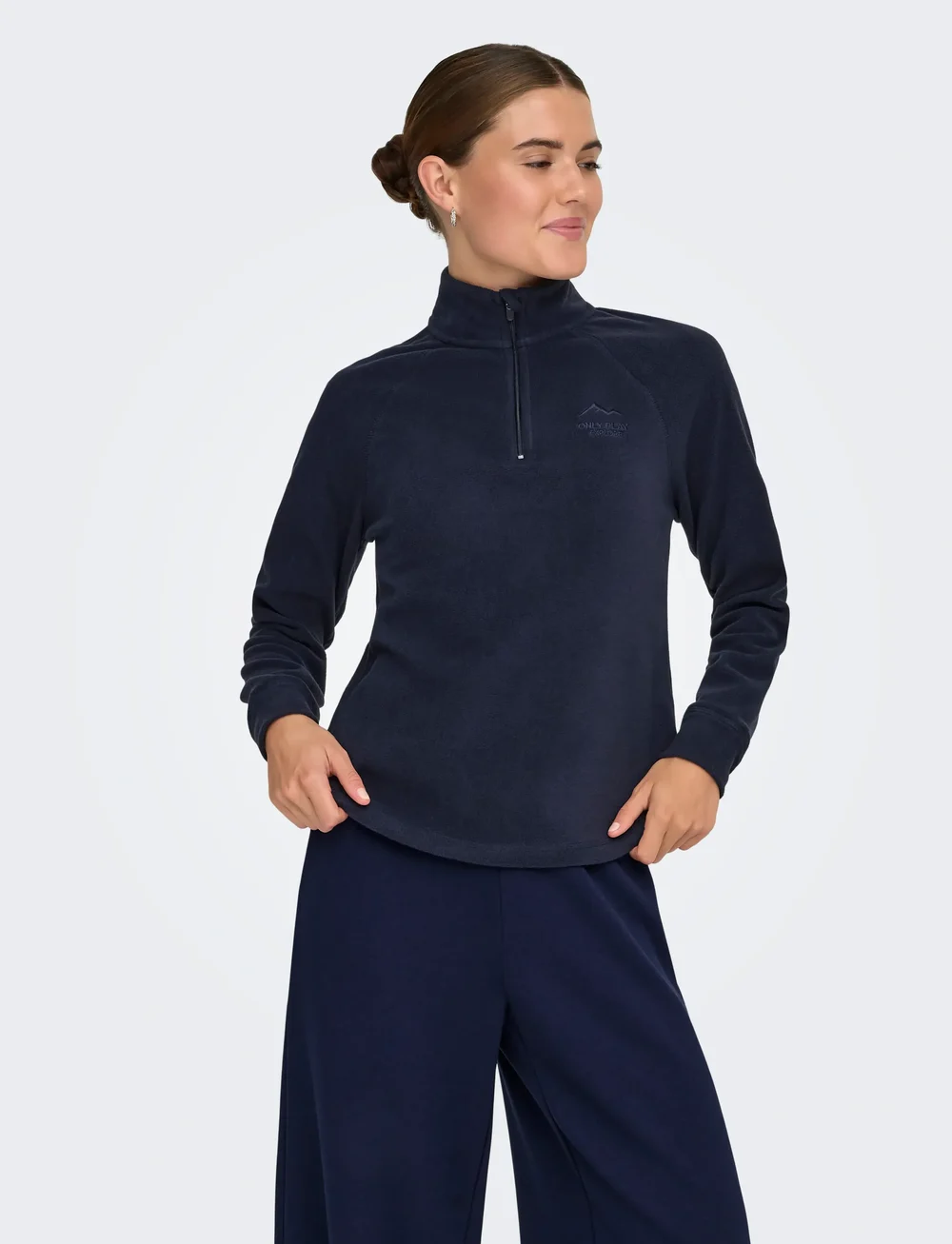 Only Play - ONPINO LS HN HZIP FLEECE TOP - fleece & midlayer - night sky - 0