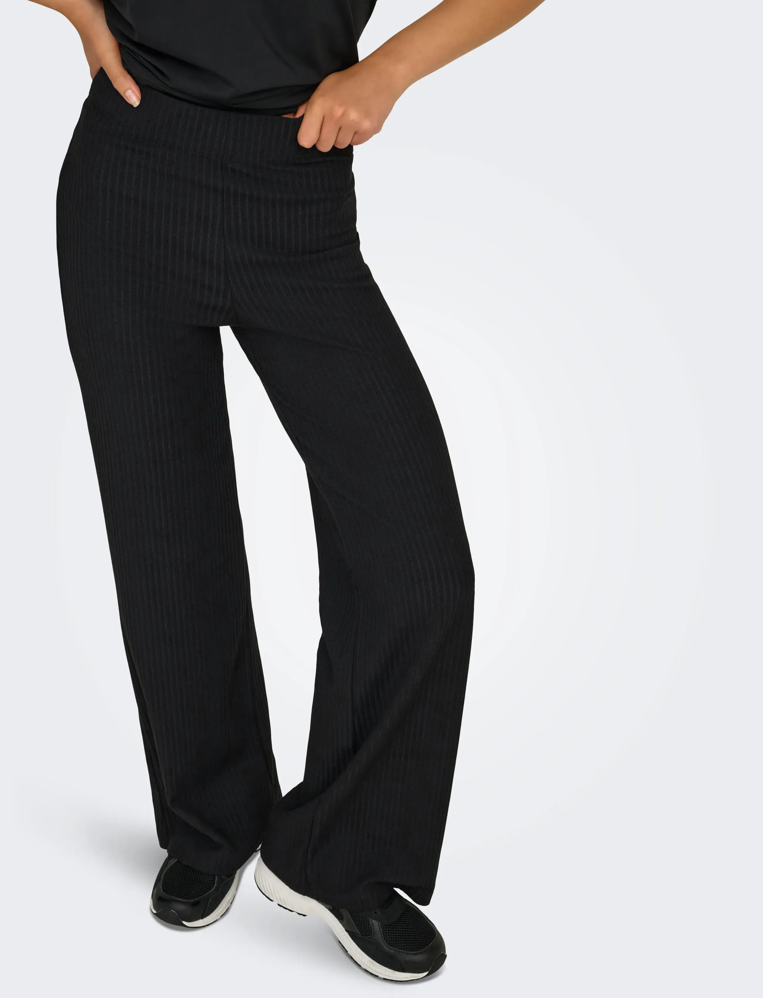 Only Play - ONPSEREN HW RIB STR PNT NOOS - die niedrigsten preise - black - 5