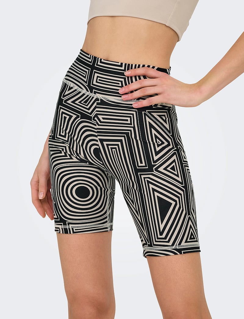 Only Play - ONPFONT-2 LOGO HW AOP SHORTS - trainingstights - nacreous cloud - 4