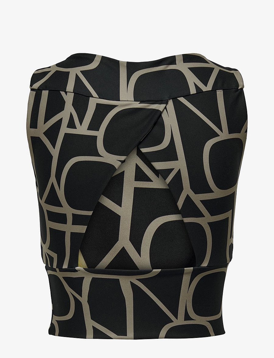 Only Play - ONPFONT SL AOP TRAIN TOP - black - 2