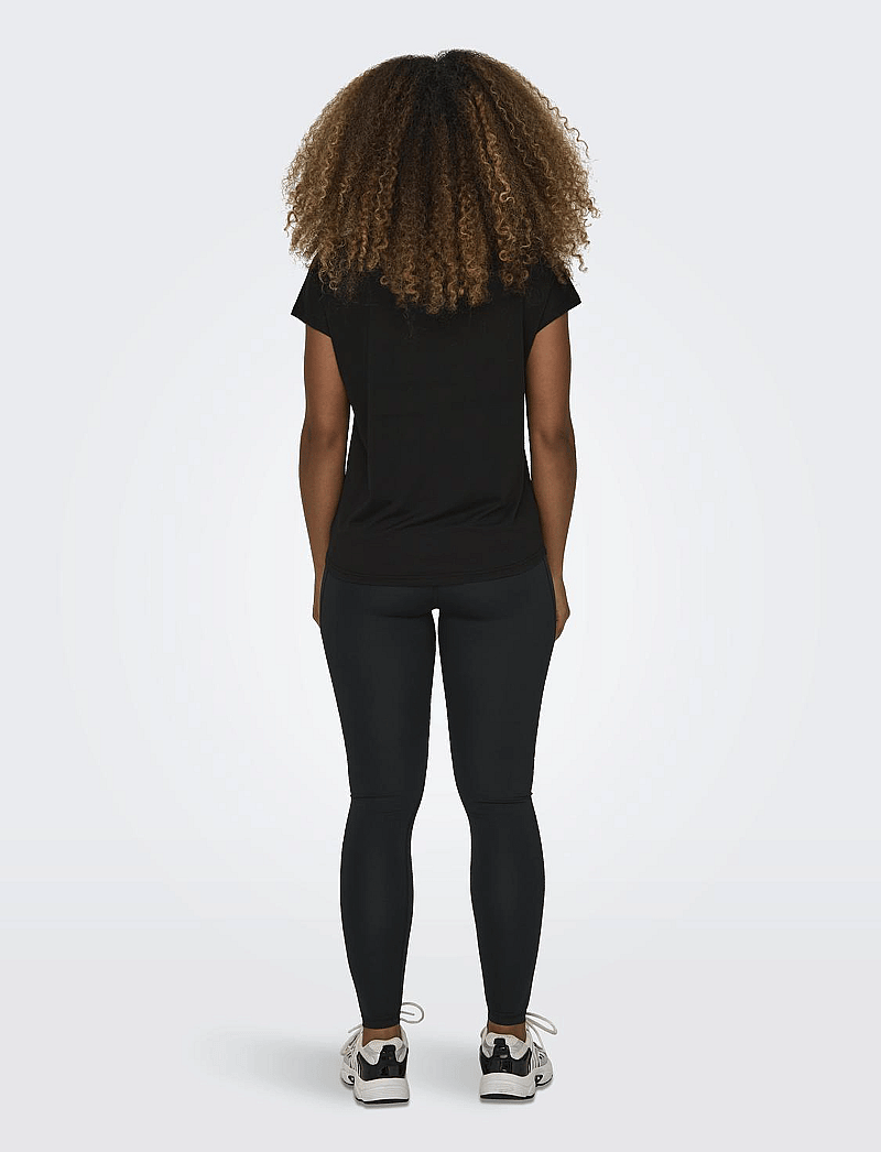 Only Play - ONPMILA LIFE ON LOOSE SS BAT TRAIN TEE - t-shirts - black - 3