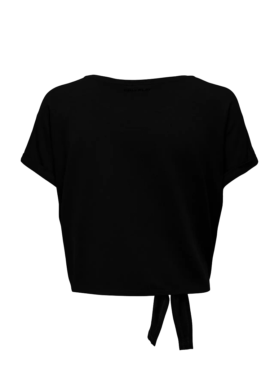 Only Play - ONPJAB LIFE SS KNOT JRS TEE - t-shirts - black - 1