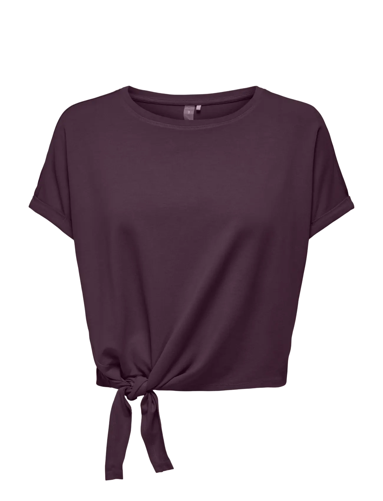 ONLY PLAY Onpjab Life Ss Knot Jrs Tee Burgundy - S - Damen