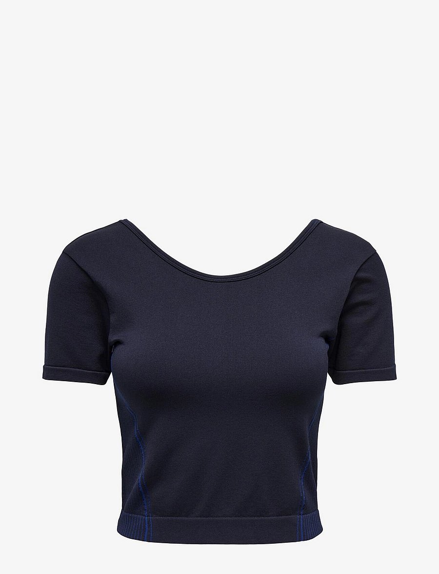 Only Play - ONPKAY SS CROP SEAM TOP - maritime blue - 0