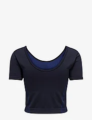 Only Play - ONPKAY SS CROP SEAM TOP - lowest prices - maritime blue - 1