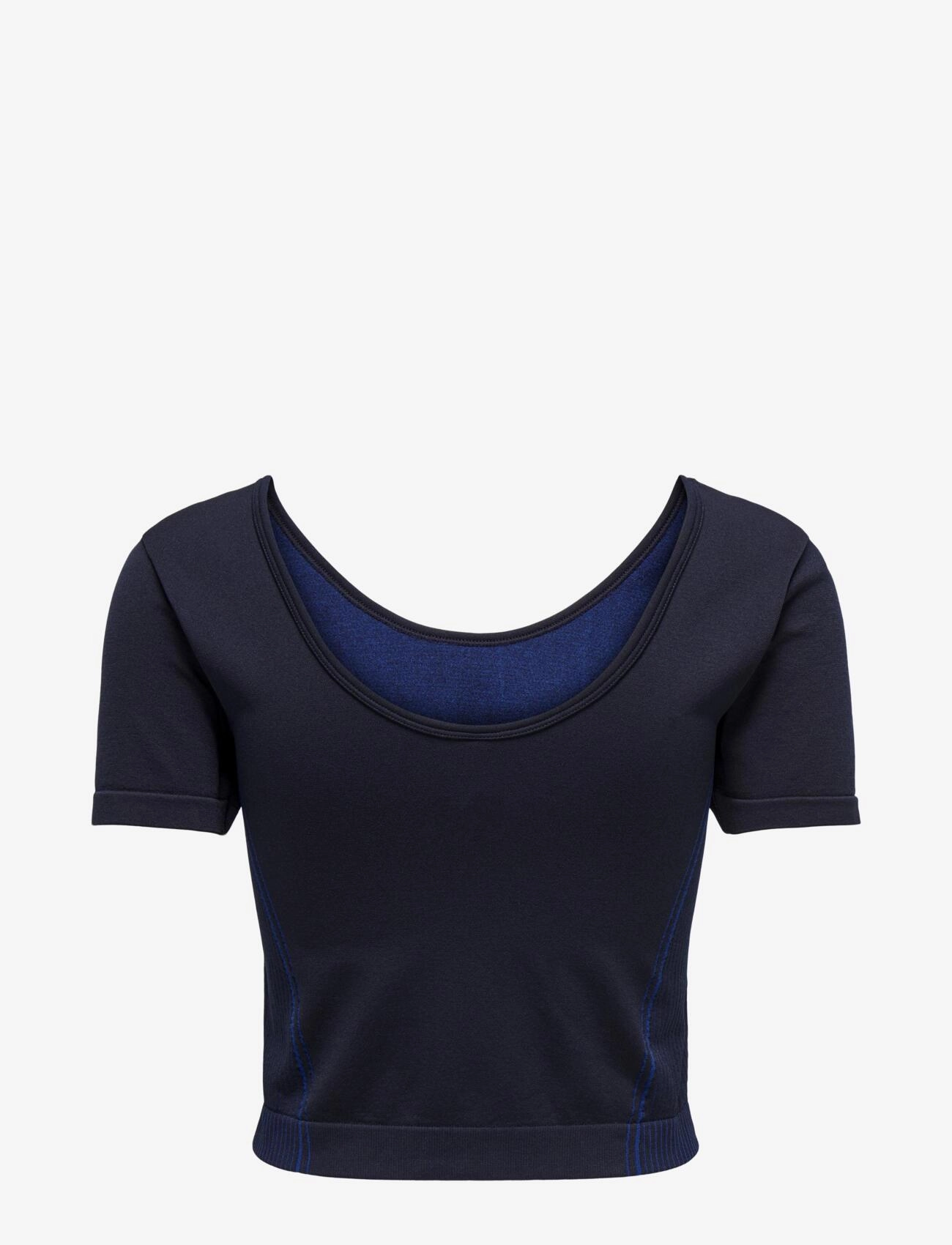 Only Play - ONPKAY SS CROP SEAM TOP - maritime blue - 1