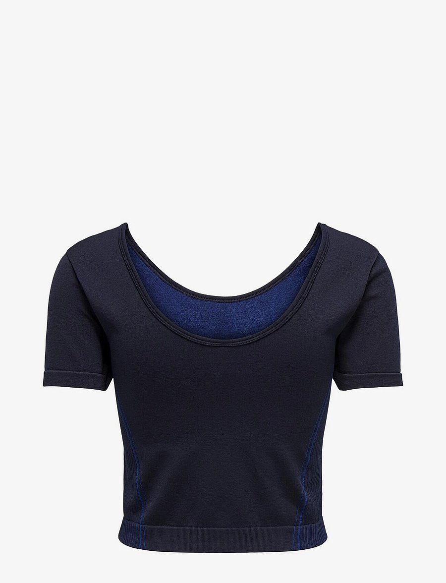Only Play - ONPKAY SS CROP SEAM TOP - maritime blue - 1