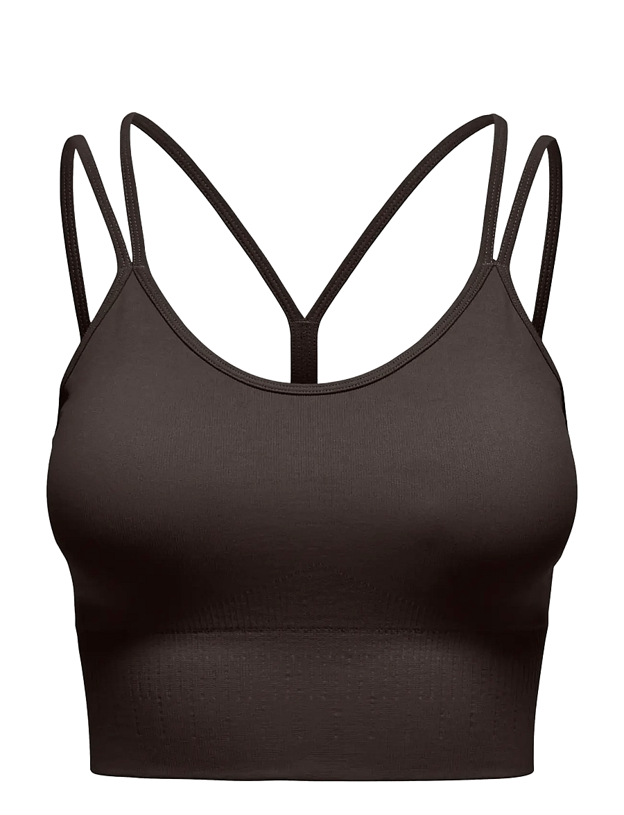 Only Play - ONPFRION-2-FREE SEAM BRA - keskmine toestus - chocolate torte - 0