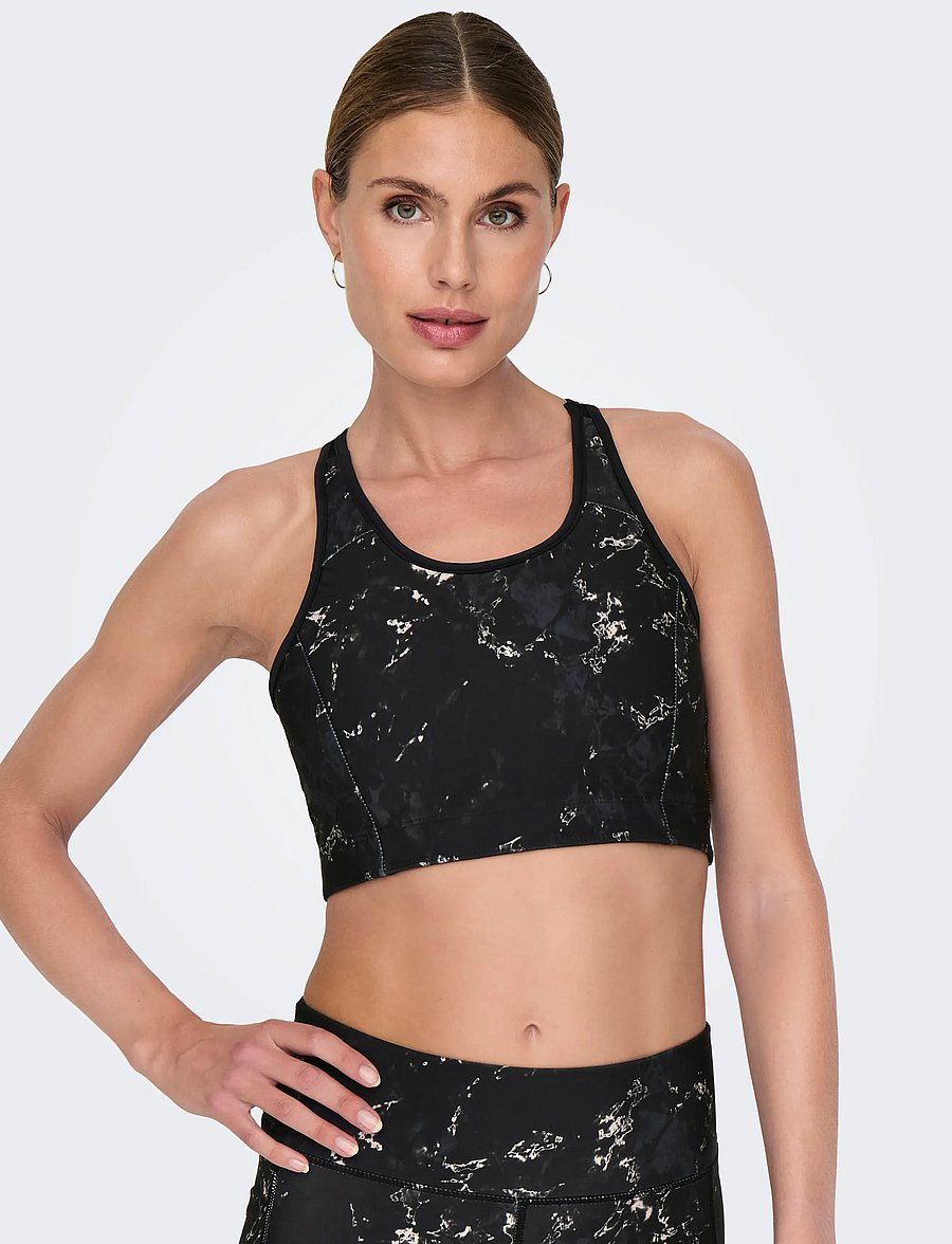 Only Play - ONPSPACE-2 LIFE REVERSE SPORTS BRA NOOS - sports bras - black - 5