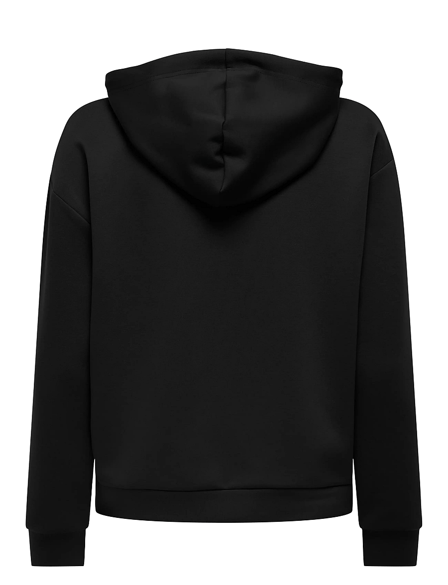 Only Play - ONPLOUNGE HOOD FZ LS SWT NOOS - overdele - black - 2