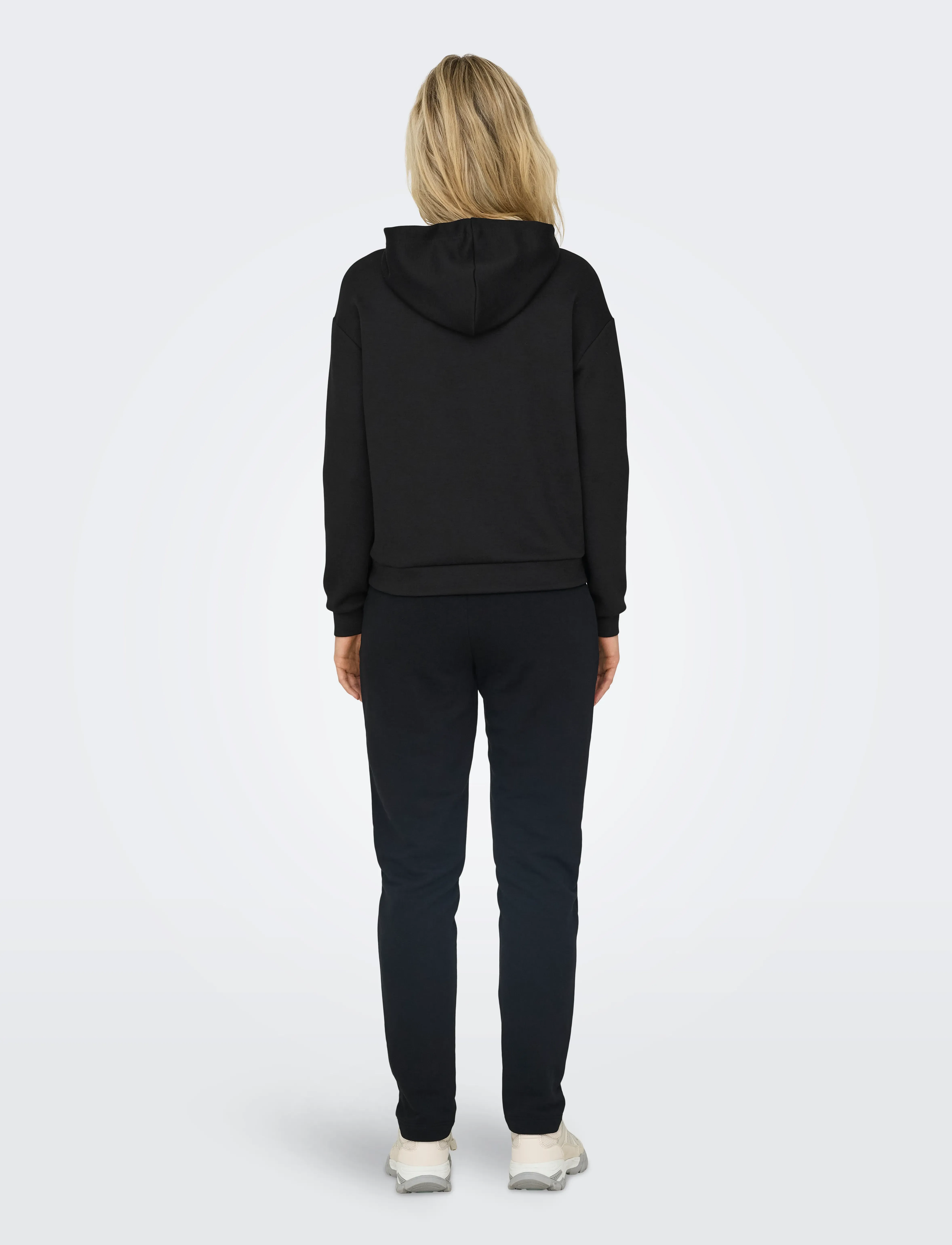 Only Play - ONPLOUNGE HOOD FZ LS SWT NOOS - overdele - black - 3