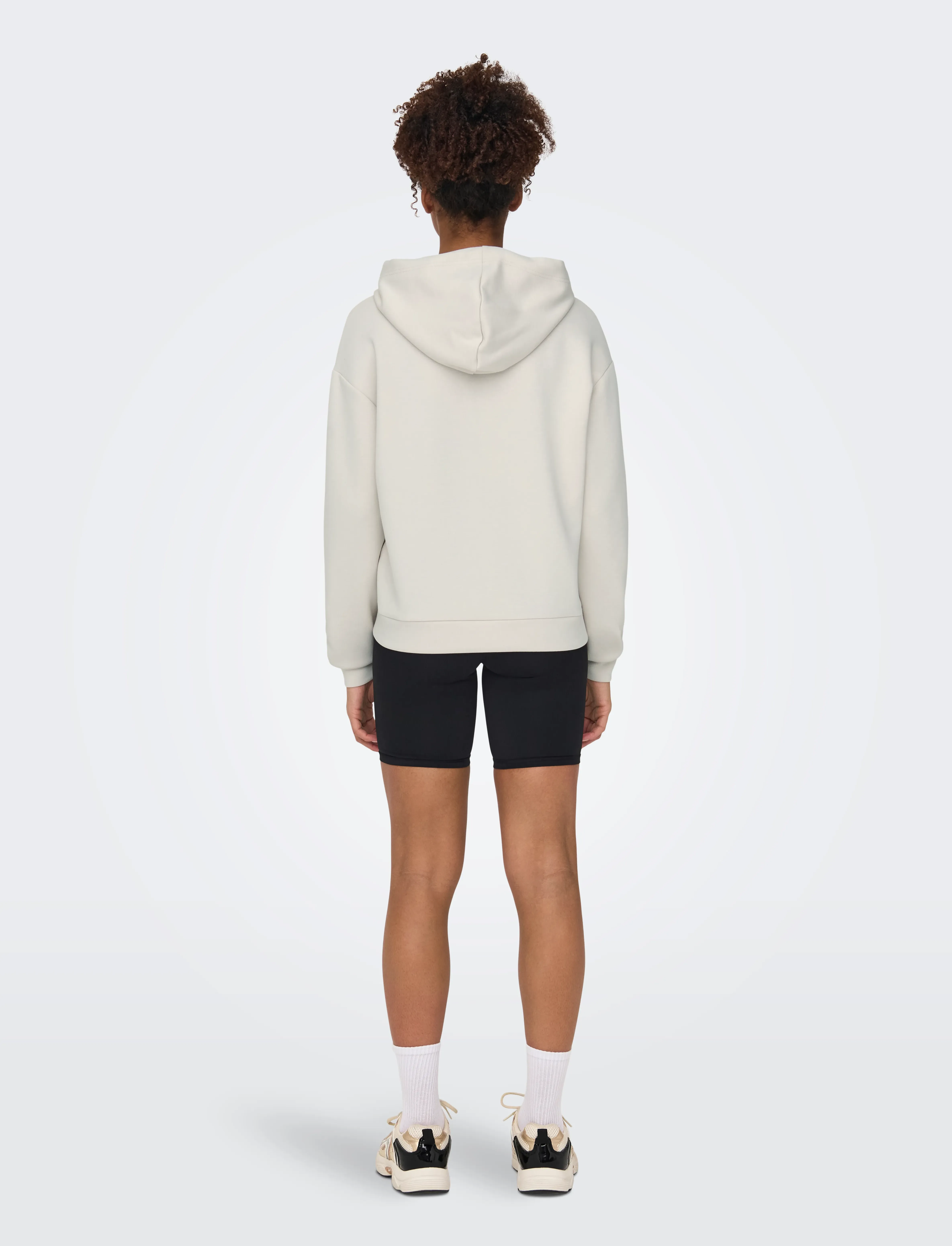 Only Play - ONPLOUNGE HOOD FZ LS SWT NOOS - sweatshirts - pumice stone - 3