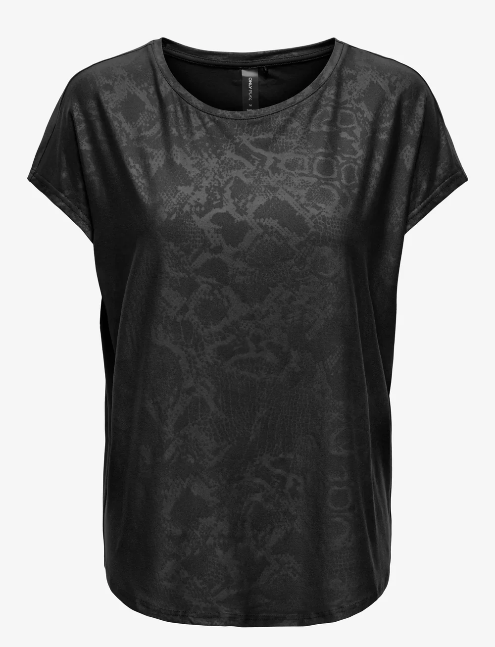 Only Play - ONPAUB-SNAKE LIFE ON SS BAT LOOSE TEE - t-shirts - black - 1