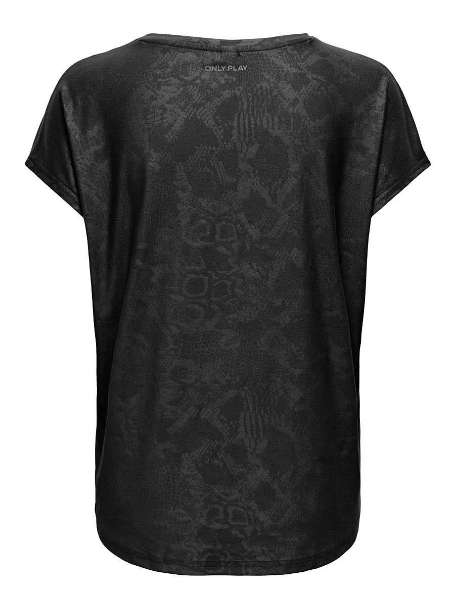 Only Play - ONPAUB-SNAKE LIFE ON SS BAT LOOSE TEE - t-shirts - black - 2