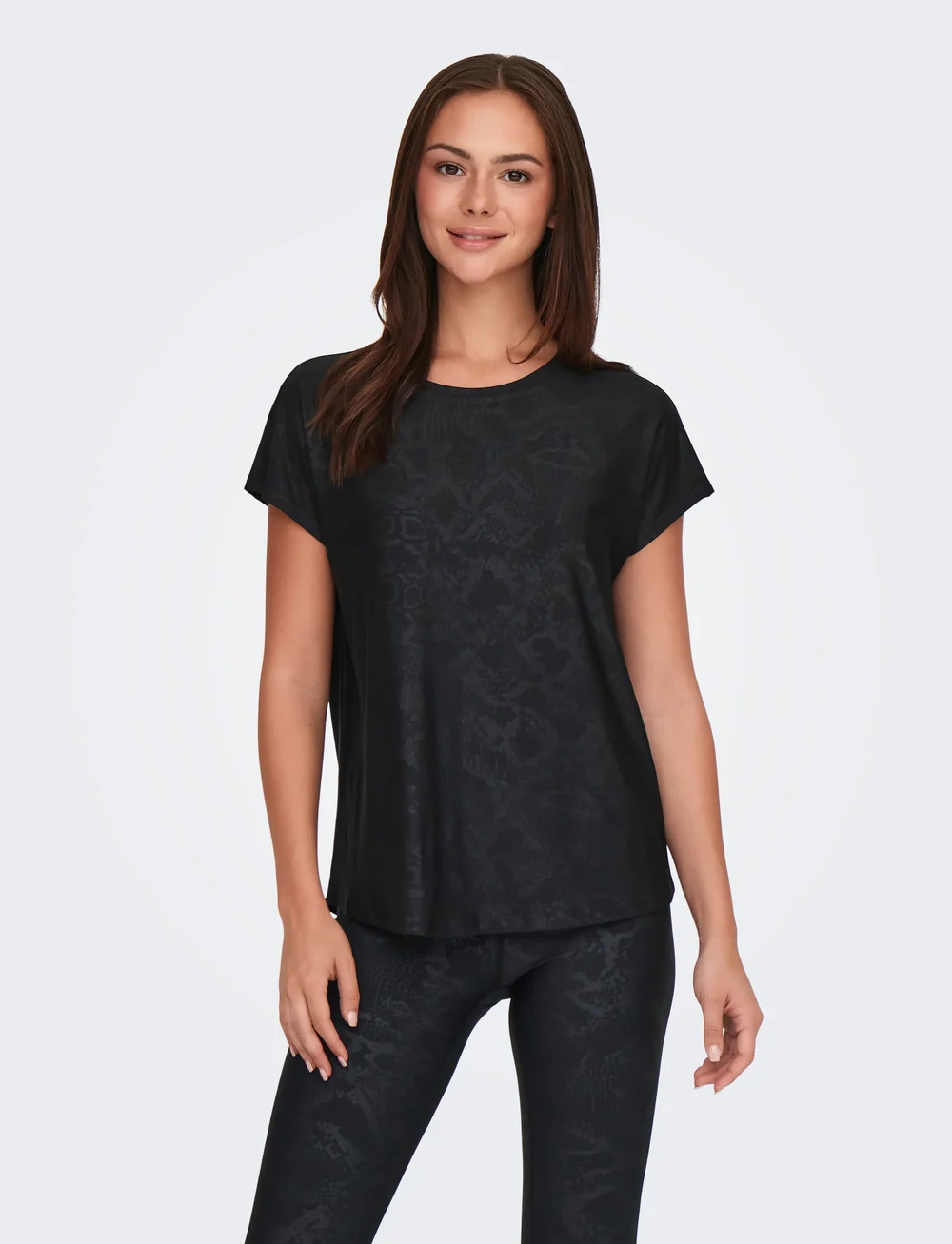 Only Play - ONPAUB-SNAKE LIFE ON SS BAT LOOSE TEE - t-shirts - black - 0