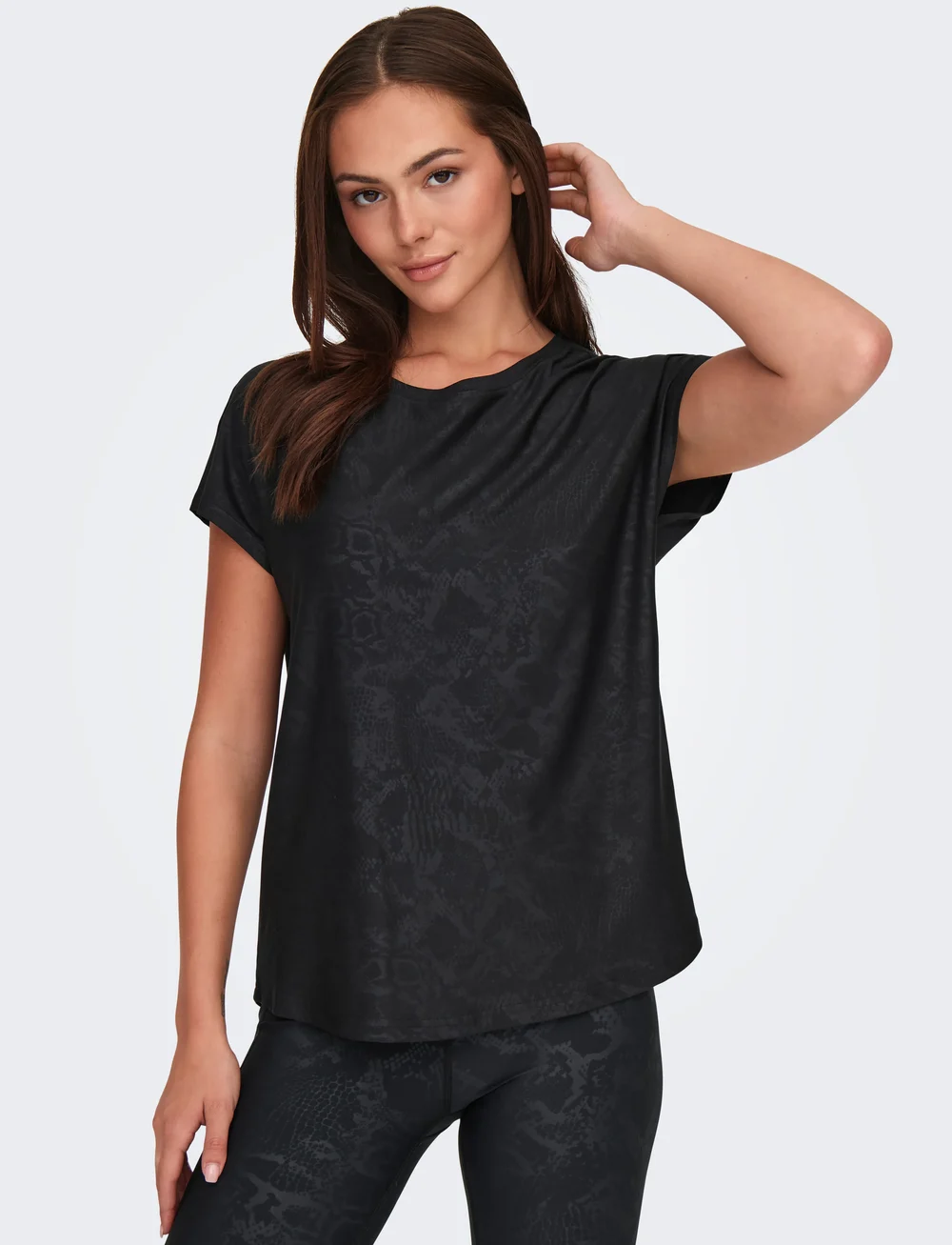 Only Play - ONPAUB-SNAKE LIFE ON SS BAT LOOSE TEE - t-shirts - black - 4