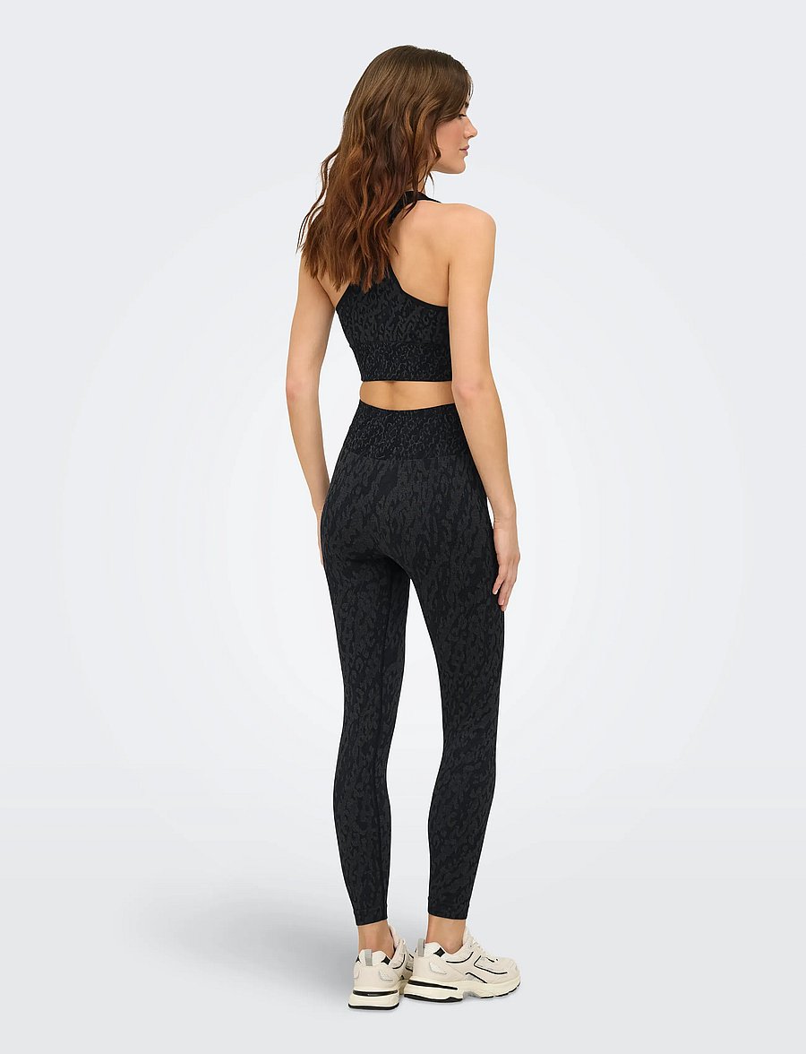 Only Play - ONPBETTY HW SEAM TIGHTS NOOS - Õmblusteta retuusid - turbulence - 3