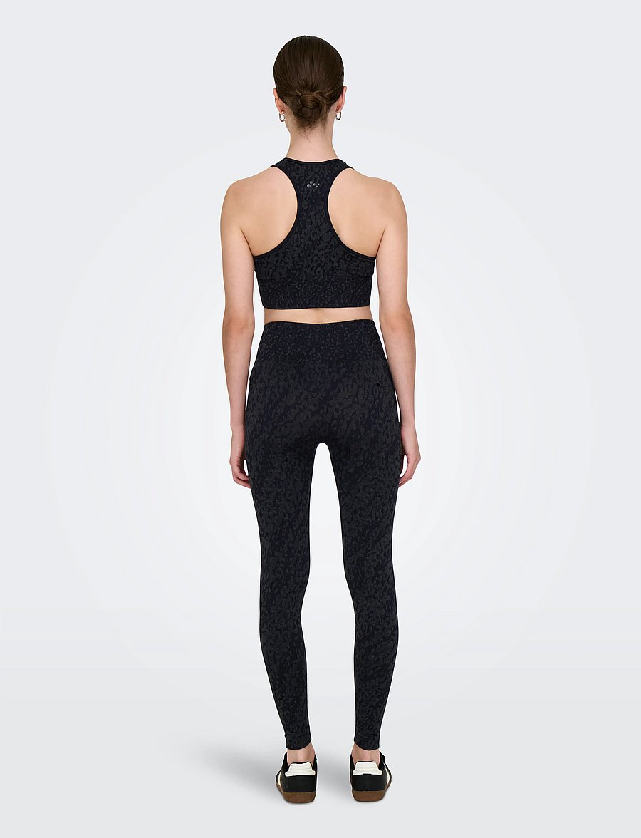 Only Play - ONPBETTY HW SEAM TIGHTS NOOS - Õmblusteta retuusid - turbulence - 3