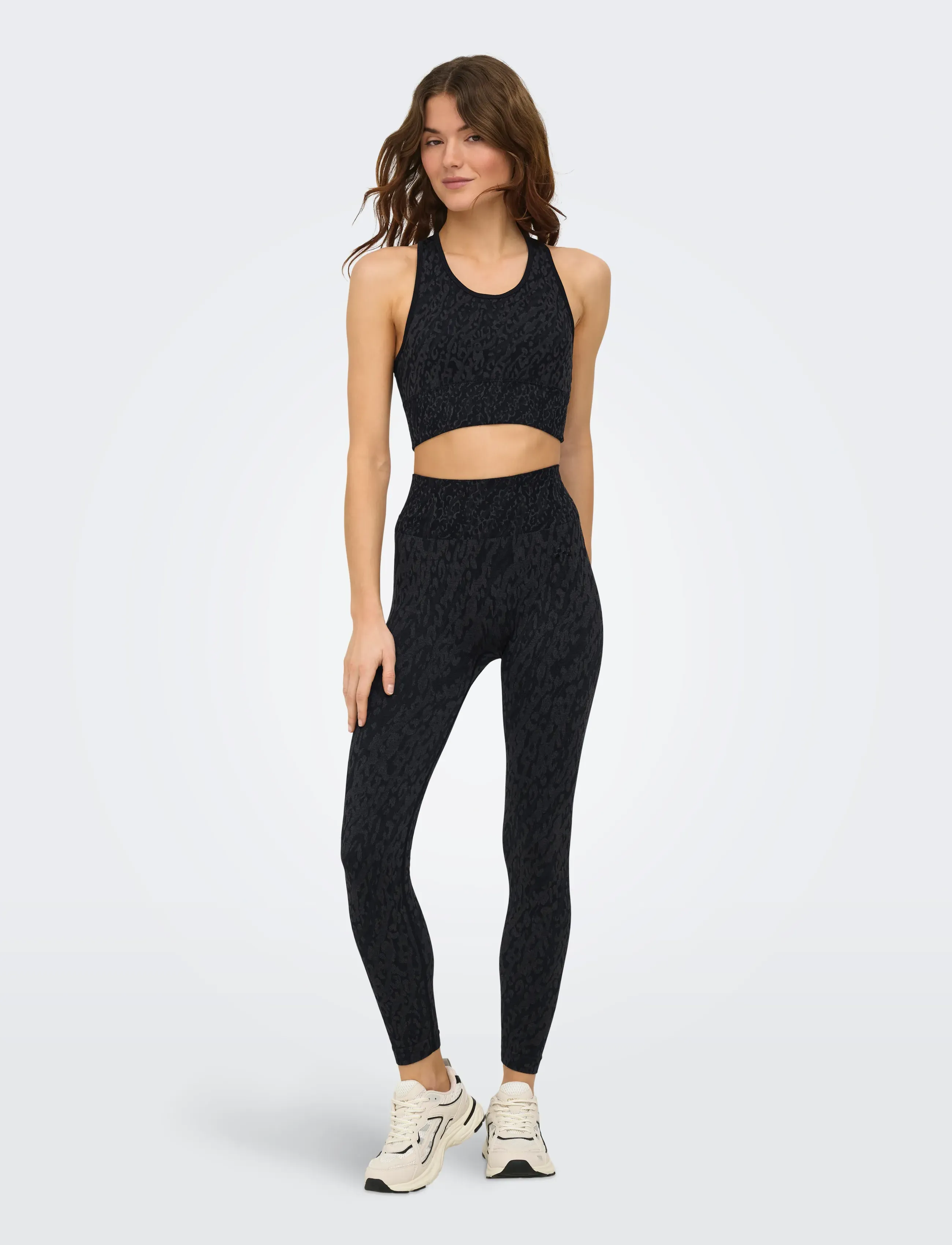 Only Play - ONPBETTY HW SEAM TIGHTS NOOS - Õmblusteta retuusid - turbulence - 4