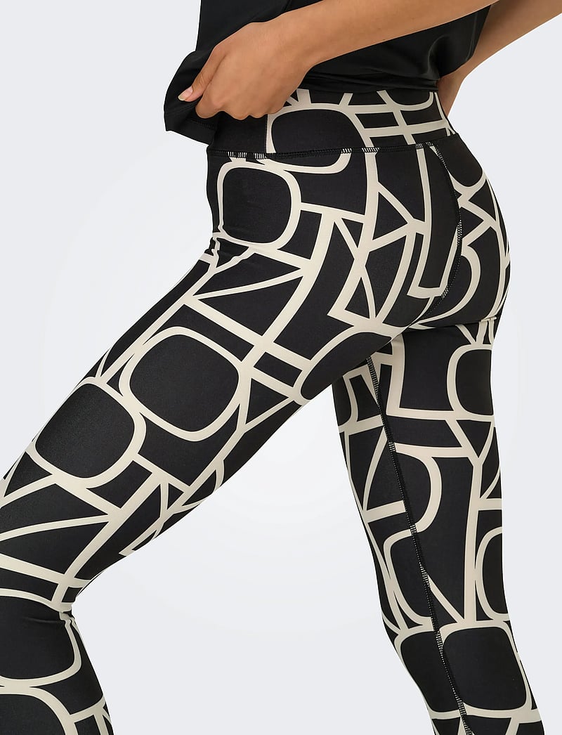 Only Play - ONPFONT-2 LOGO HW PCK TIGHTS NOOS - træningstights - black - 5