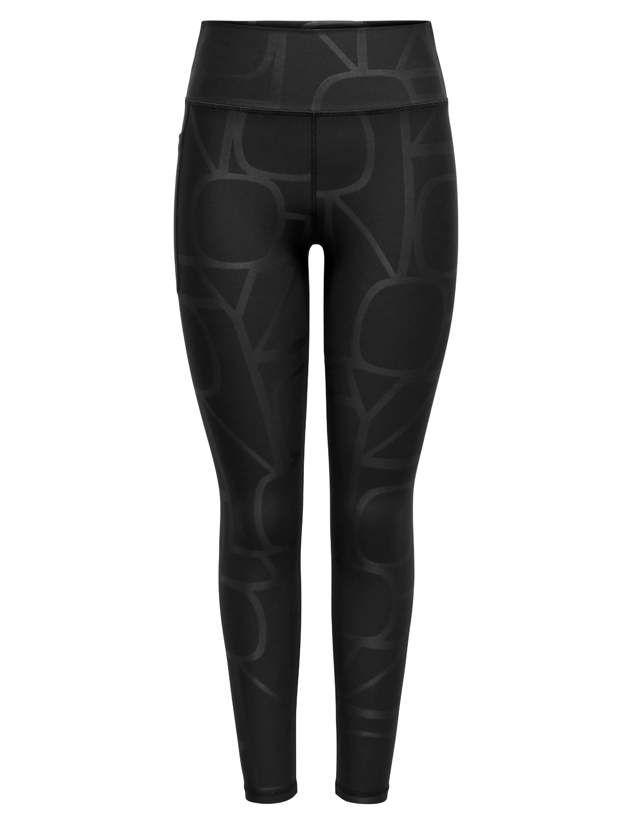 Only Play ONPFONT-2 LOGO HW PCK TIGHTS NOOS - Kläder - BLACK / black